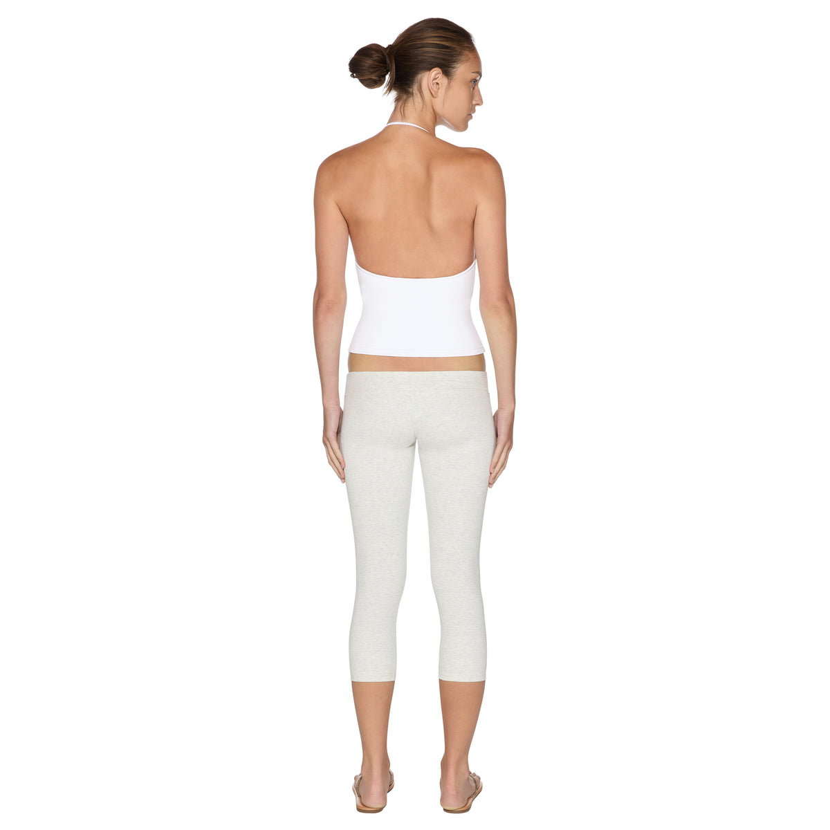 White Halter Top