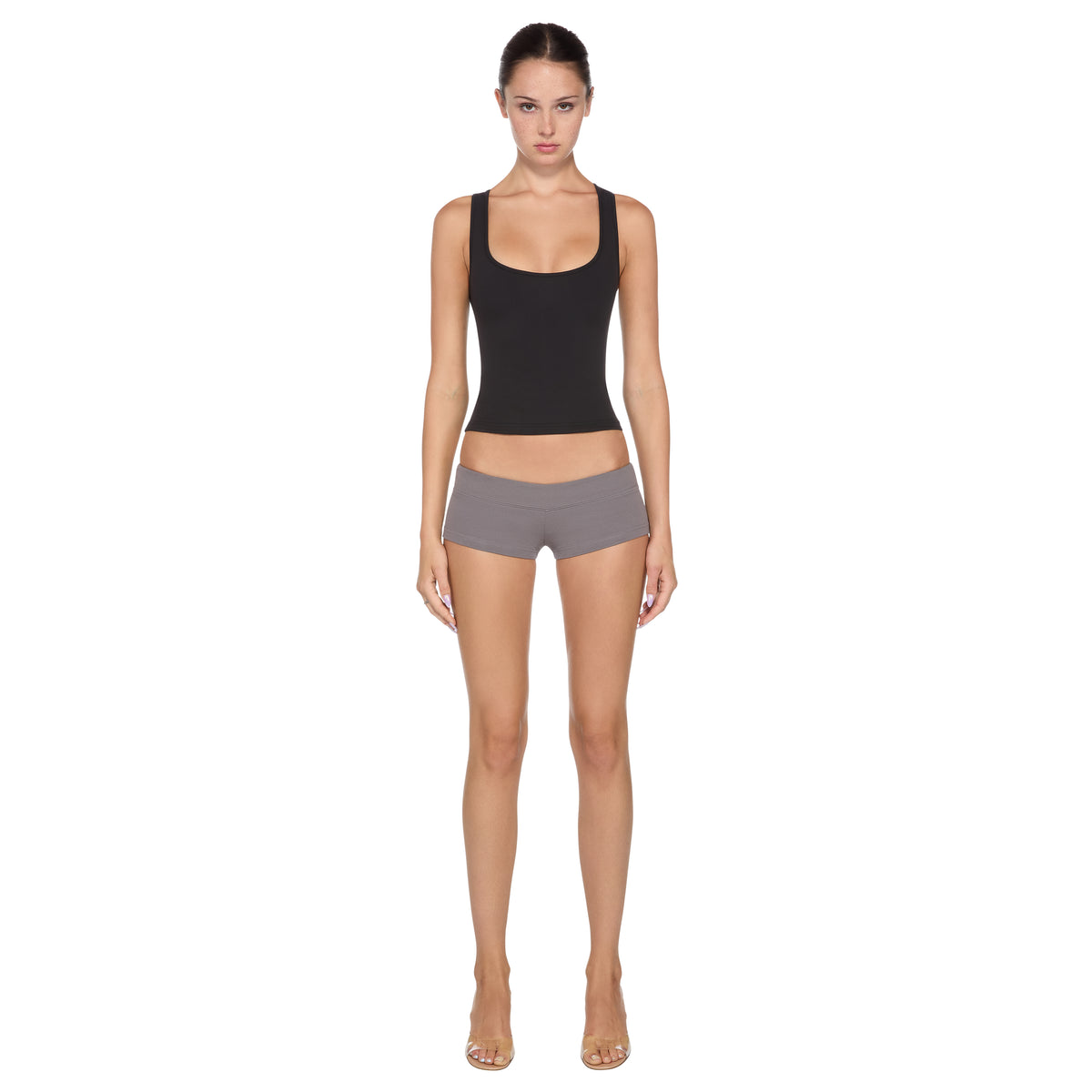Dark Gray Micro Shorts