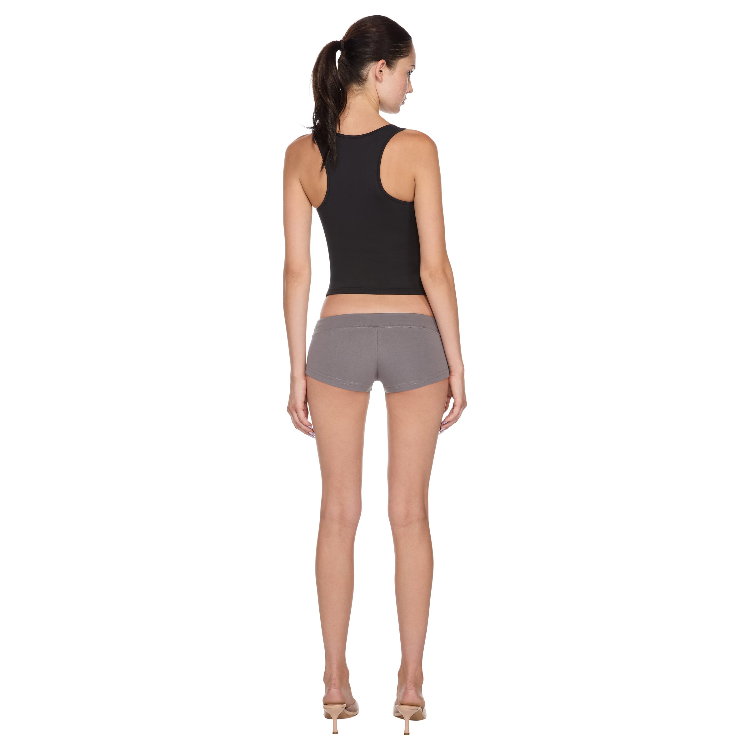 Dark Gray Micro Shorts