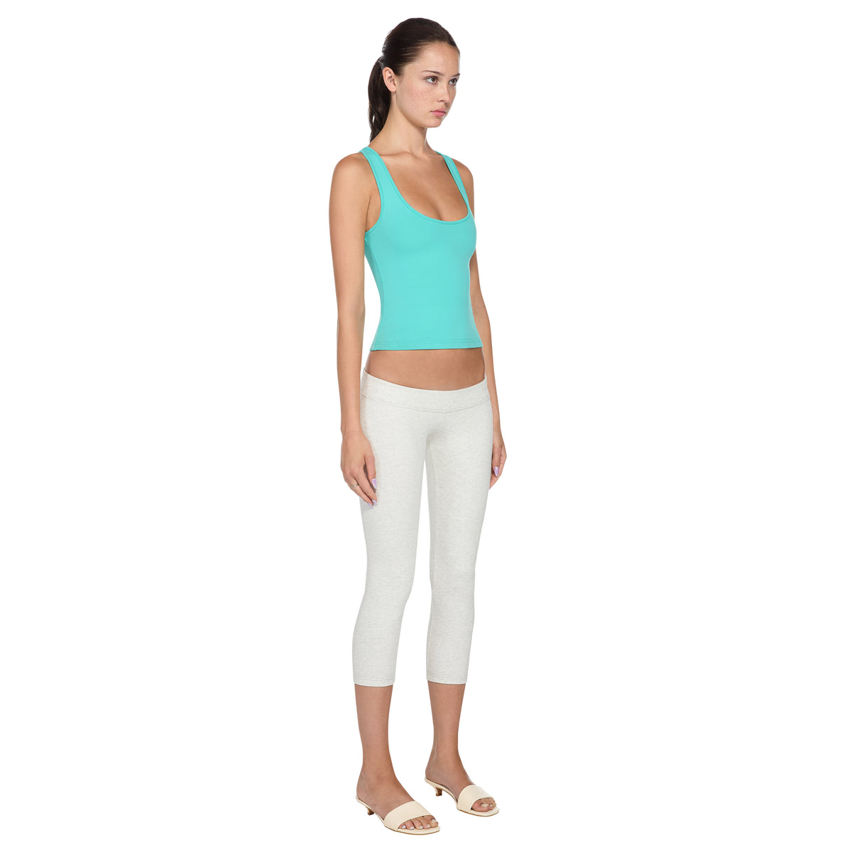 Teal Racer Tank Top