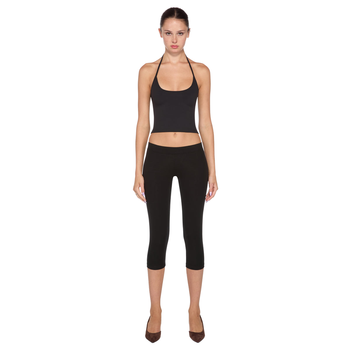 Black Halter Top
