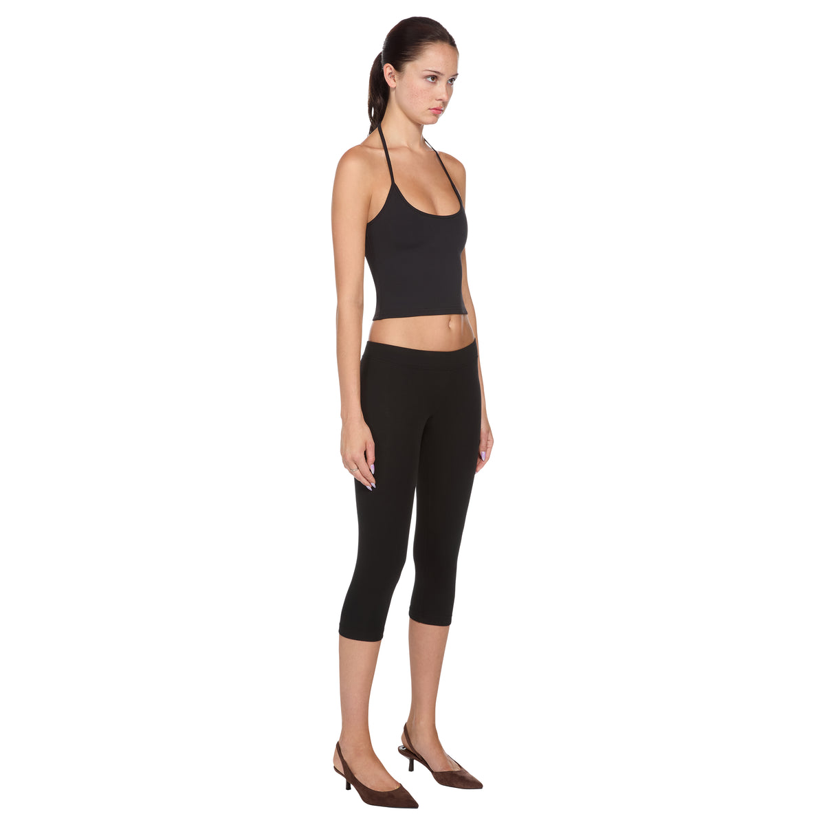 Black Halter Top