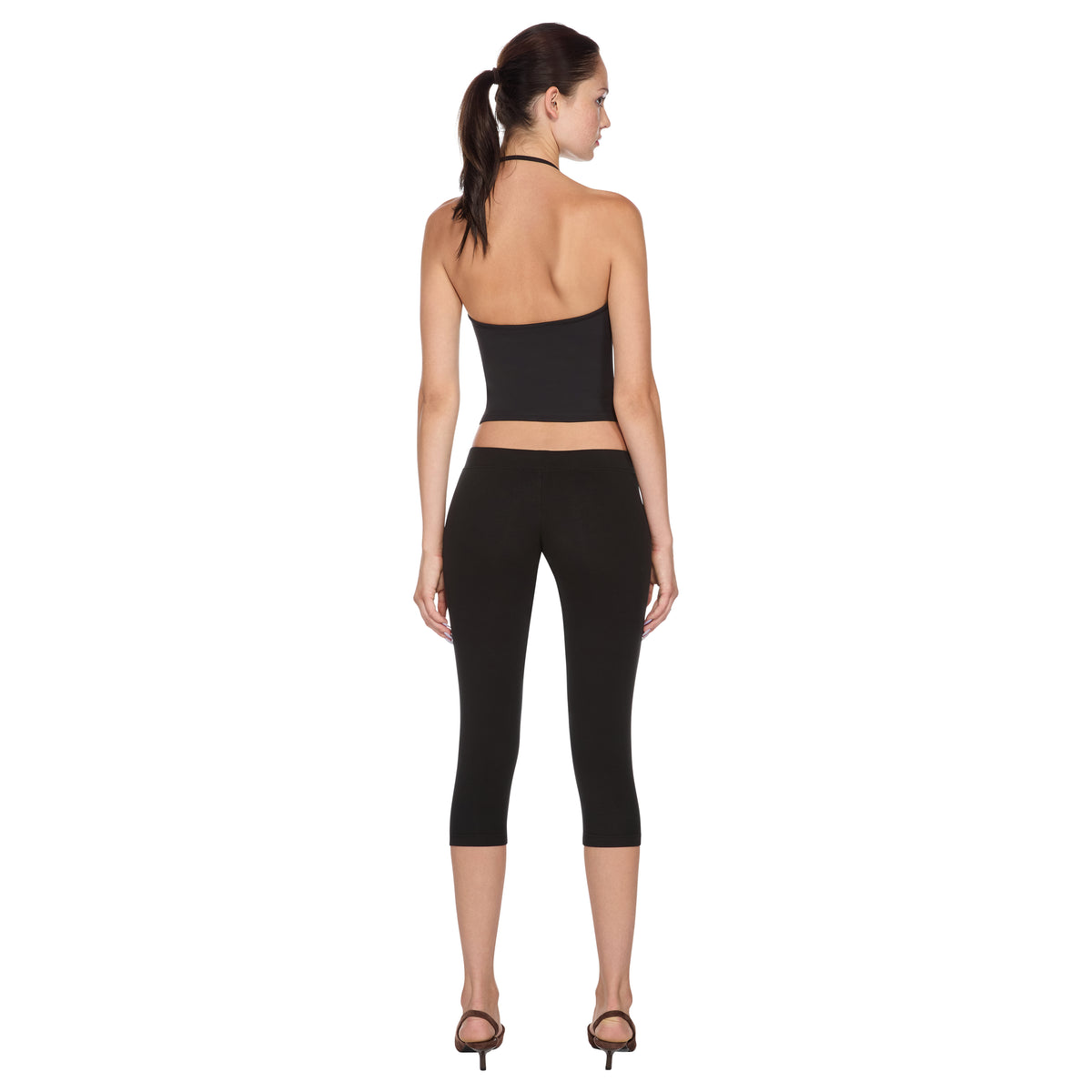 Black Halter Top