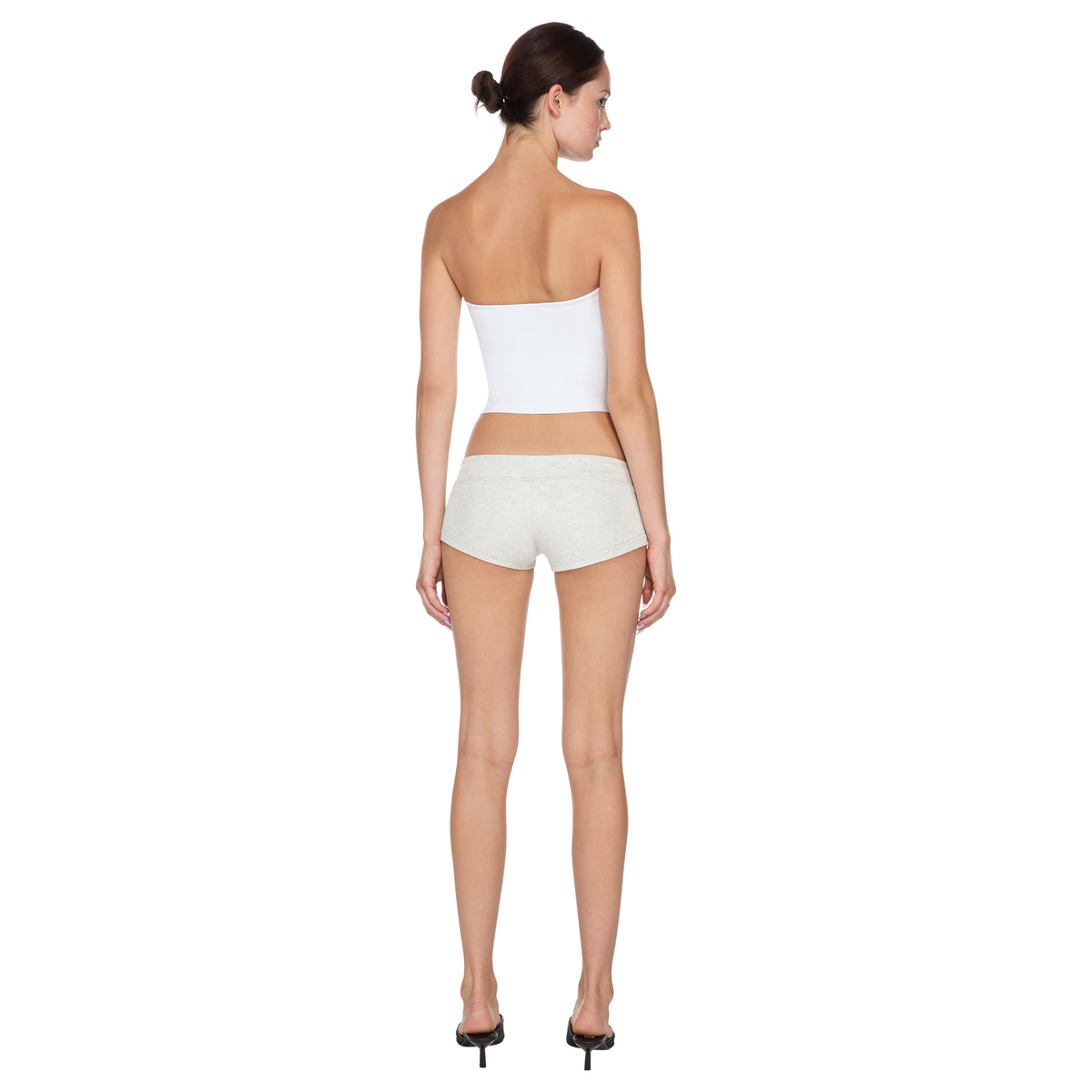Light Gray Micro Shorts