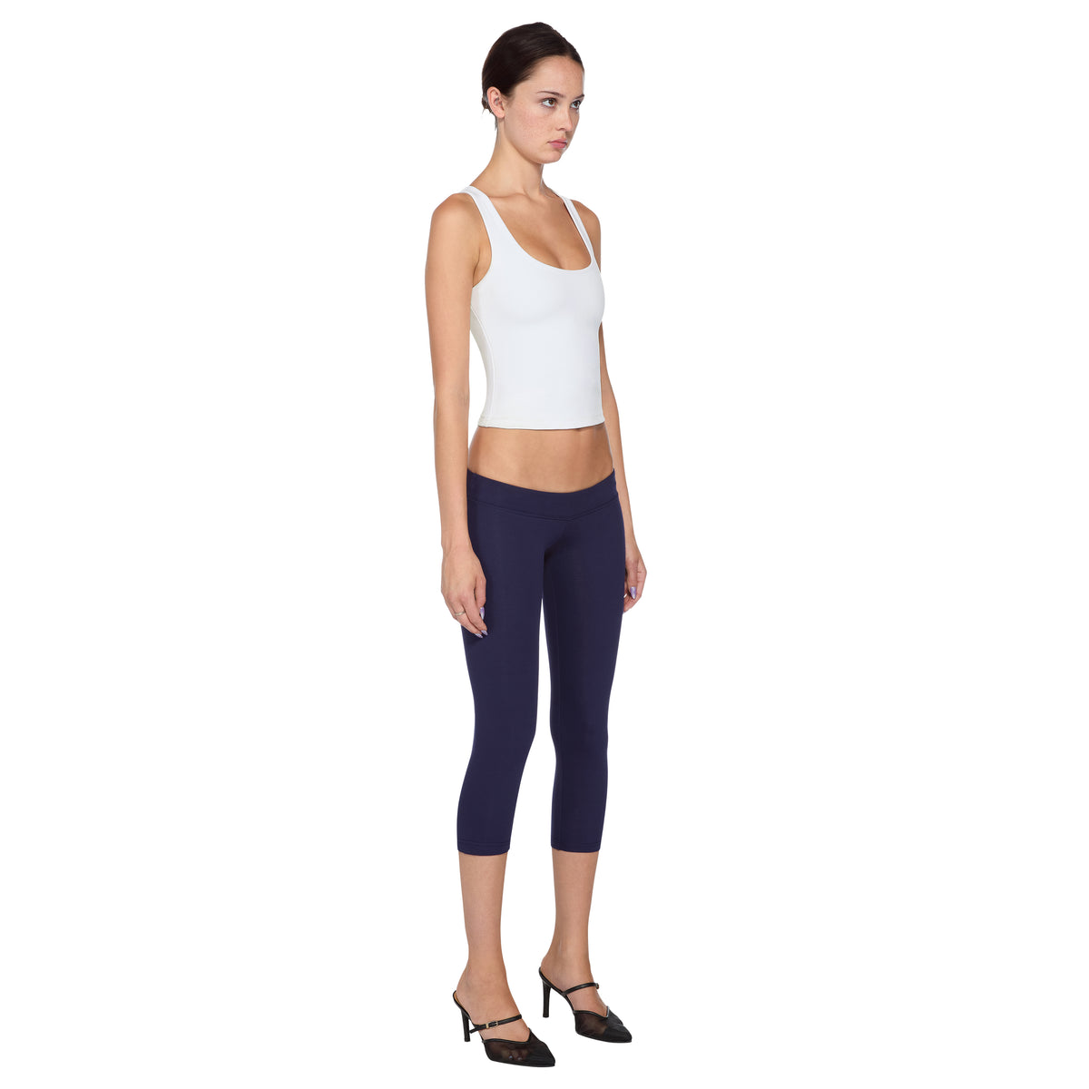 Navy Capris