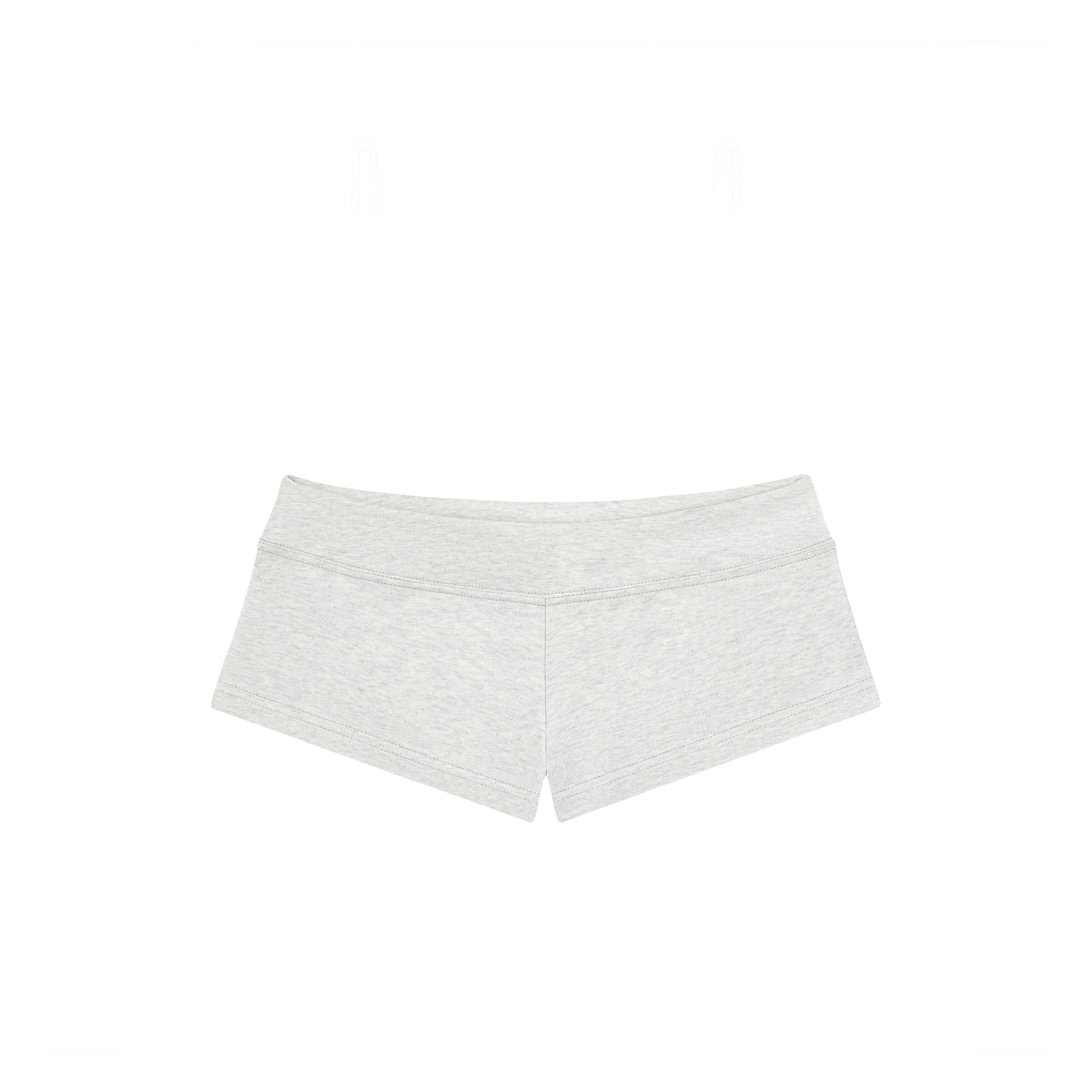 Light Gray Micro Shorts