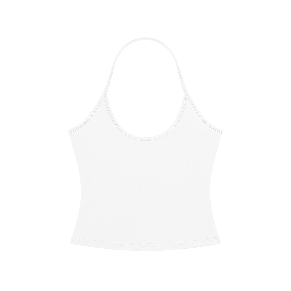 White Halter Top